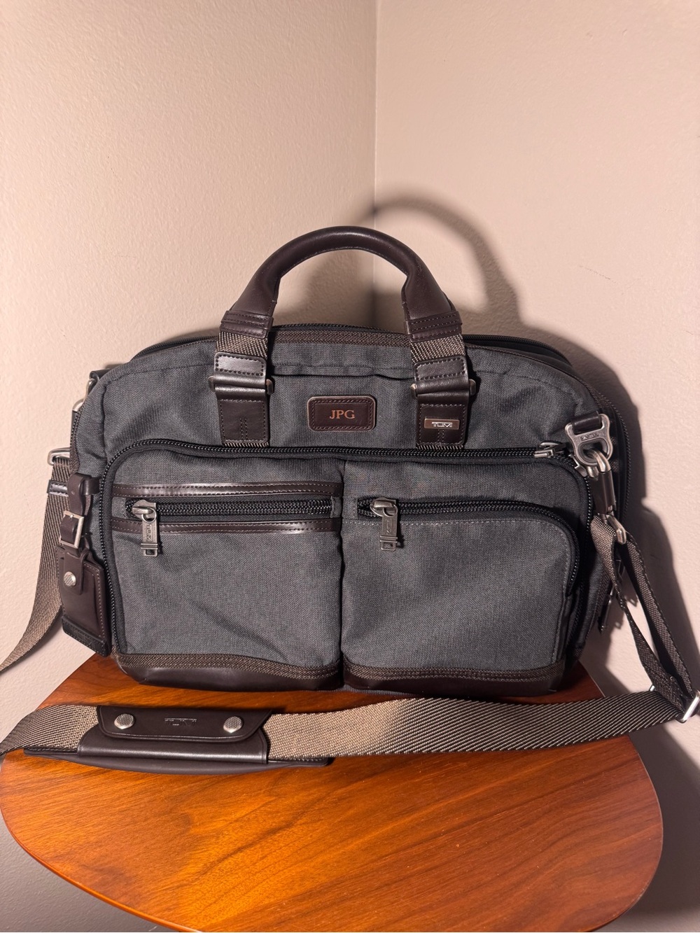 TUMI Alpha Bravo Andersen Slim Commuter Briefcase - Picture 2 of 12